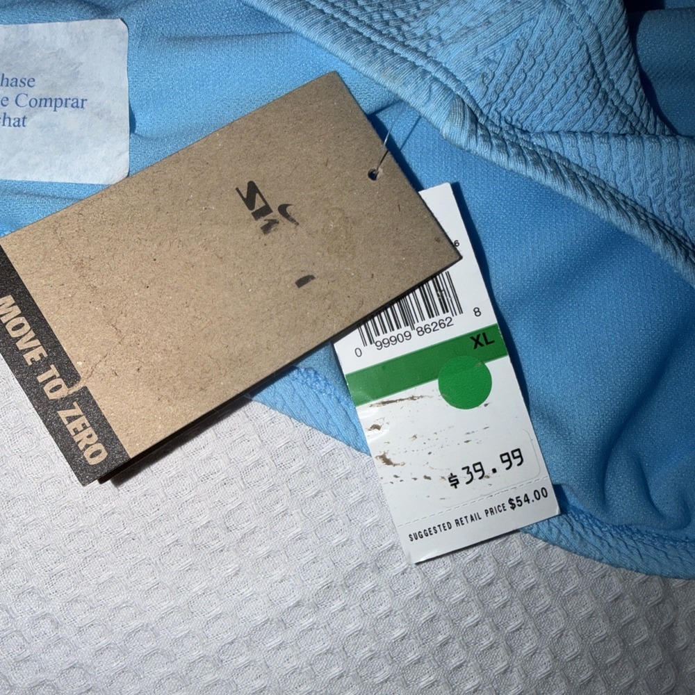 NWT Nike Swim Bikini Bottom Swimsuit Move To Zero Women's Size XL Textured - Picture 6 of 6